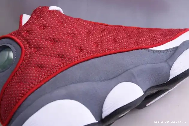 Kicked Out Shoe Store Air 414571-600 Grey Jordan Flint Red 13 Retro Gym 0516